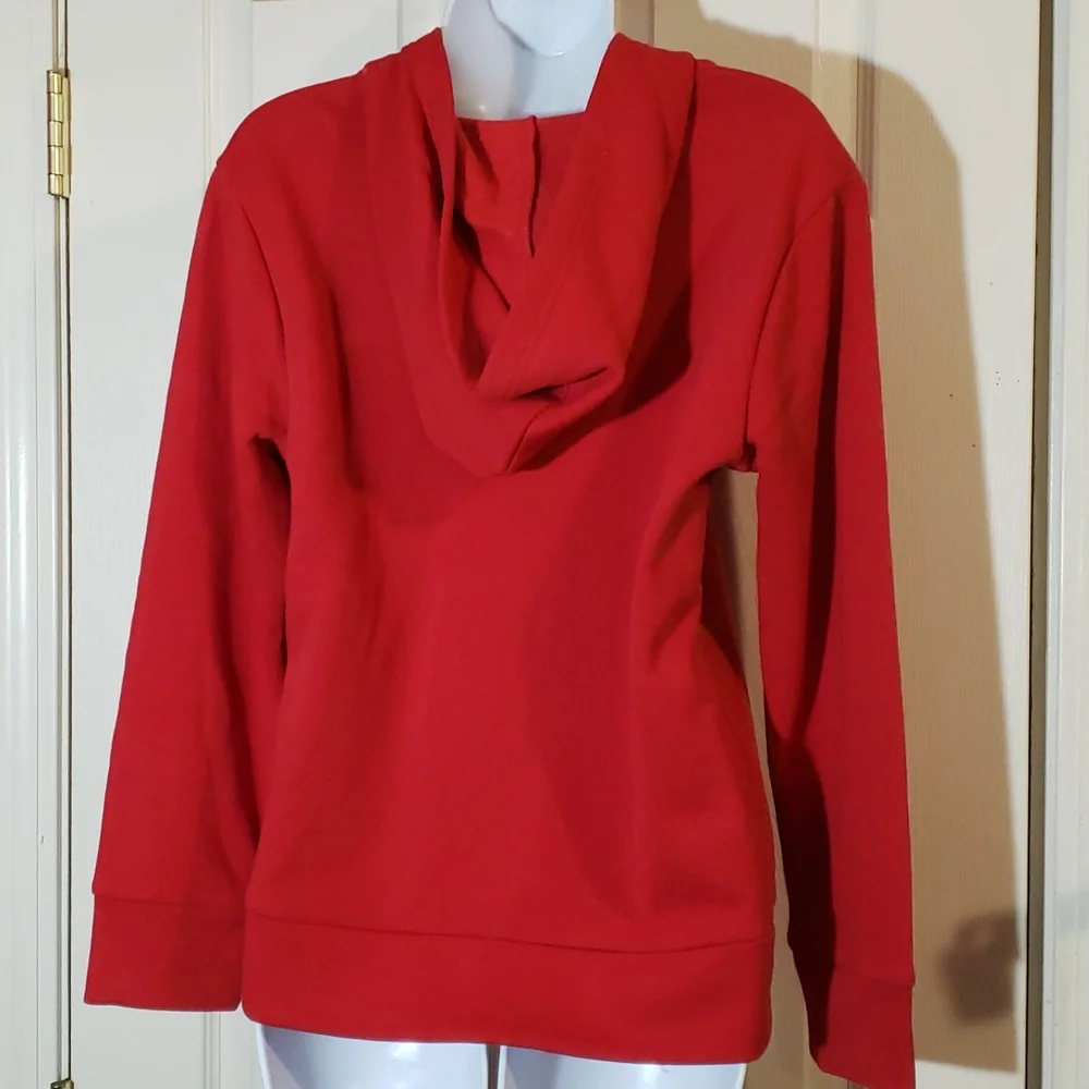 Old Navy Red cotton Blend Hoodie - Picture 4 of 8